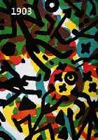 PENCK, A.R., OHNE TITEL, FARBLITHOGRAPHIE, HANDSIGNIERT, BEZ. E.A., CA. 66 X 90 CM