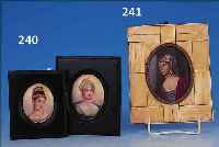 MINIATURMALEREI, DEUTSCH, UM 1900, RAHMEN ELFENBEIN, PORTRAIT EINER DAME, FEINE QUALITäTVOLLE MALEREI, FEINES INKARNAT, HOHE ...