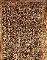 TäBRIZ, INDIEN, 310 X 210CM, EHZ 2 FLOR WOLLE, CA.20 JAHRE