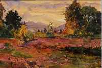 SPIRO, EUGEN, 1874-1972, WVZ, HEIDELANDSCHAFT, AQUARELL, RE. U. SIGN. UND DAT. 52, CA. 21,5 X 28 CM, U.GL., R.