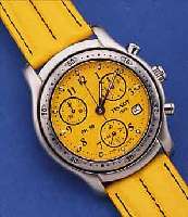 TISSOT ARMBANDCHRONOGRAPH, REF.-NR. J178/278SCHWEIZ UM 1997, EDELST. SAT., HIGH-TECH- QUARTZW., 1/10-SEK.-AUFL., 30-MIN.-STOPPZäHLERUNGETR. ...