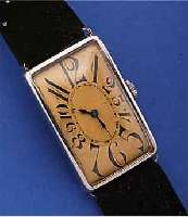 KONVOLUT: 2 ARMBANDUHREN, VERSCH. PHILOSO- PHIEN, 1X SCHWEIZ UM 1926, NICKEL, SCHARNIER, RECT., IN SICH L. GEW., LEDERB., 15 ST., HAND-AUFZUGKAL., ...