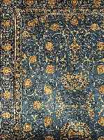 KESCHAN SIGN,PERSIEN CA 415 X 306 CM. .EHZ 3 FLOR WOLLE.UM 1950.