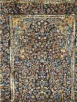 KESCHAN,PERSIEN CA 376 X 233 CM. .EHZ 3. FLOR WOLLE.CA 40 JAHRE