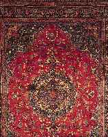 SABSEWAR,PERSIEN CA 335 X 245 CM. .EHZ 2-3 FLOR WOLLE.CA 30 JAHRE