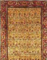 GHOM,PERSIEN CA 299 X 197 CM. .EHZ 2.FLOR KORKWOLLE.CA 10 JAHRE.