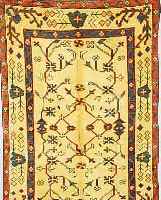 KAZAK,CA.197 X 132CM, WOLLE AUF WOLLE