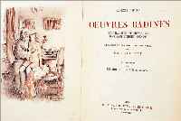 BUCH: OEUVRES BADINES, PAUL-EMILE BECAT, CA.16 FARBIGE ABBILDUNGEN EROTISCHEN INHALTS AUF VELIN, 23 X 16,5 CM, MIN ALTERSSP., Z. T. NICHT ...
