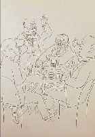GROSZ, GEORGES, 1893-1959, FüNF LITHO- GRAPHIEN AUS ECCE HOMO, MALIK-VERLAG BERLIN 1923, GEBRäUNT, JE CA. 35 X 25 CM, PP
