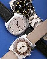 KONVOLUT: 3 CERTINA HERRENARMBANDUHREN, 1X TAUCHERUHR (100 M), EDELST. INCL. EDELST.- BAND, BODEN GESCHR., UM 1980, FEINREG. DURCH ...