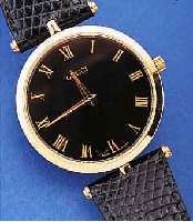 GUCCI HERRENARMBANDUHR, SCHWEIZ UM 1996, ORIG.-LEDERB. U. ETUI, UNGETR. LAGERW., HIGH-TECH-QUARTZW., EZ 1
