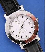 MASERATI HERRENARMBANDUHR AUTOMATIK, WERBEUHR GLEICHNAMIGER AUTOFIRMA, REF.-NR. 1891, SCHWEIZ UM 1992, EDELST. POL., BODEN GESCHR., ...