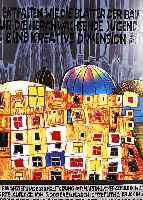 HUNDERTWASSER, FRIEDENSREICH, 1928 - 2000, FARBOFFSET ZUR FINANZIERUNG MARTIN-LUTHER- SCHULE WITTENBERG, GRUNER UND JAHR 1996, ...