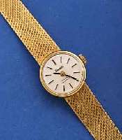 KONVOLUT: 2 DAMENGOLDBANDUHREN, BEIDE FüR DEN DTSCH. MARKT UM 1965, BEIDE GG 585/000- GEH. INCL. GG-BäNDER, BEIDE BöDEN GEDR., 1X ...