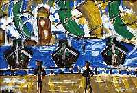 LESNIEWICZ, HORST, *1926 BERLIN, BETEILIGTE SICH AN ZAHLREICHEN AUSTELLUNGEN, SONDERAUS- STELLUNGEN U.A. IN BERLIN 1983, IM MUSEUM OF CONTEMPORARY ...