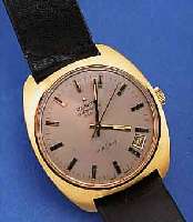ZENITH HERRENARMBANDUHR AUTOMATIK/AUTOSPORT, SCHWEIZ UM 1966, METALL HARTVERG., EDELST.- BODEN GESCHR., 23 ST., ZENTRALROTOR, KAL. 2562PC, ...