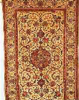 KESCHAN, PERSIEN, 210 X 130CM, EHZ 2 FLOR WOLLE, UM 1940,