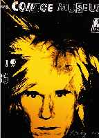 WARHOL, ANDY, PLAKAT ZUR AUSSTELLUNG IM WILLIAMS COLLEGE MUSEUM OF ART 1986, FARB- OFFSET, LEICHT KNITTERFALTIG, CA. 86 X 86 CM