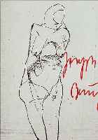 BEUYS, JOSEPH, 1921 - 1986, "MäDCHEN", OFFSETLITHOGRAPHIE NACH EINER ZEICHNUNG AUS DEN 50ER JAHREN, HANDSIGNIERT, 23,5 X 16,5 ...
