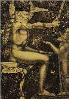 FUCHS, ERNST, PROF., GEB. 1930 WIEN, SAMSON DER PROPHET, RADIERUNG, RE. U. HAND- SIGN., CA. 30 X 23,5 CM, PP