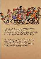 ZILLE, HEINRICH, 1858-1929, KOLORIERTE LITHOGRAPHIE AUS: KOMM, KALINKEN, KOMM, PAPIER LEICHT GEBRäUNT, CA. 46 X 36 CM