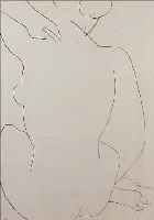 MATISSE, HENRI, 1869 - 1954, LITHOGRAPHIE AUF VèLIN, SIGN. U. DAT. OCT. 49, 37 X 26 CM, PP., UNTER GLAS, R.