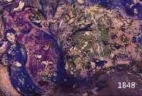 CHAGALL, MARC, 1887 - 1985, KONVOLUT AUS ZWEI FARBOFFSETS AUS "DAPHNIS UND CHLOE" VON 1961, "CHLOE WIRD ENTFüHRT", ...