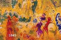 CHAGALL, MARC, 1887 - 1985, KONVOLUT AUS ZWEI FARBOFFSETS AUS "DAPHNIS UND CLOE" VON 1961, "DER LENZ", MOURLOT 335, ...