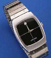 WITNAUER HERRENARMBANDUHR, REF.-NR. 3512, SCHWEIZ/USA UM 1970, METALL VERCHR., EDELST.- BODEN, EDELST.-BAND, SCHUTZHüLLE, ZIFFERBL. BEI 12 IN ...