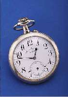 DOXA HERRENTASCHENUHR, SCHWEIZ UM 1908, GR. ARGENTANGEH., VERWEND. WOHL ALS DIENSTUHR (POST, BANK, BüRO, ETC.), ORIG.-EMAILBL., FEIN ...