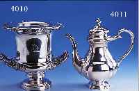 KAFFEEKANNE, KOPENHAGEN 1937, 830ER SILBER, SIGN. P. HERTZ, WARDEINMARKE SIIEGSGARD, CA. 890 G, BAROCKSTIL, DäMMRINGE ELFENBEIN, ...