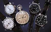 EXCELSIOR PARC TASCHENUHRCHRONOGRAPH, KONSTR. FüR DAS MILITäR UM 1932, AUF KD.- WUNSCH AKTUELLER UMBAU IM EDELST.-SCHR.-GEH., EMAILFARB. ...