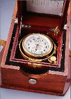 POLJOT MARINECHRONOMETER, IM DOPPELTEN HOLZKASTEN, INNEN 3-TEIL. M. MONTUREN VERGL., RUßLAND 1999, MESSINGKESSEL KARDANISCH ...