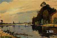 MARKS, FRANZÖSISCHER LANDSCHAFTSIMPRESSIO- NIST UM 1900, ANGLER AM FLUSS, ÖL/LWD. (MIN. FARBSCHÄDEN), SIGN. U. DAT. 1906, 27 X 40 CM, R.