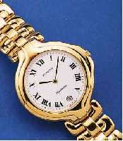 ZENITH HERRENARMBANDUHR VIA VENETO, QUARTZWERK, STAHL VERG., GEH. M. BEWEGL. BANDANST., DATUMSANZ. M. SCHNELLKORR., SAPHIRGLAS, ...