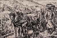 STRIEFFLER, HEINRICH, HERBST IM WEINBERG, WACHENHEIM AN DER WEIN- STRAßE, LITHOGRAPHIE VON 1937, RE. U. HAND- SIGN., CA. ...