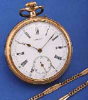 LONGINES HERRENTASCHENUHR, SCHWEIZ UM 1910, AMERIK. 2.-GEH. M. RG-AUFL., BODEN U. GLASR. GESCHR., EMAILBL. SIGN., TEILW. REP., 15 ST., WERK VERN., ...