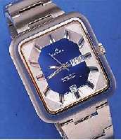 KONVOLUT: 2 OEBRA HERRENARMBANDUHREN, SCHWEIZ FüR DEN DTSCH. MARKT, UNGETR. LAGERW.,UM 1973, BEIDE MASSIV EDELST., BEIDE ETA KAL. 7789, 25 ...