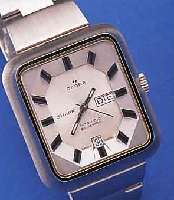 KONVOLUT: 2 OEBRA HERRENARMBANDUHREN, SCHWEIZ FüR DEN DTSCH. MARKT UM 1973, BEIDE MASSIV EDELST., UNGETR. LAGERW., BEIDE AUTOMA-TIK, 1X ...