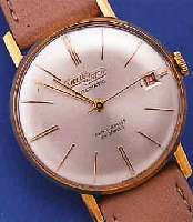 KONVOLUT: 2 NICOLET WATCH HERRENARMBANDUHREN, SCHWEIZ, FüR DEN DTSCH. MARKT UM 1965, BEIDE METALL HARTVERG., EDELST.-BöDEN GEDR., BEIDE ...