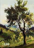 HEIHEIM, OTTO, BAUMSTUDIEN BEIM WUSSLERHOF, ÖL/PAPIER, RE. U. SIGN., CA. 42 X 34 CM, PP, U.GL., R.