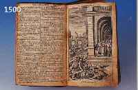 BIBLIA, DIE GANTZE HEILIGE SCHRIFT ALTES UND NEUES TESTAMENT, GREITZ IM VOGTLAND 1736, DURCHGEHEND ILLUSTRIERT, IM 19. JH. NEU GE- BUNDEN, ...