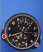 BORDCHRONOGRAPH FüR MIG 29, SOWJETUNION UM 1985, 85-STD.-GANGZEIT, LITERATUR LEVENBERG, BAND I, NR. 481, MULTIFKT. (STOPPBEREIT- ...