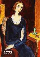 UNBEKANNTER KÜNSTLER, UMKREIS BLAUER REITER, UM 1910, SITZENDE FRAU MIT PERLENKETTE, AQUARELL AUF DÜNNEM PAPIER, KNITTERFALTIG, CA. 38,5 X 28,5 ...