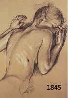 VAN HOVE, MALER DES 20. JH., KONVOLUT AUS DREI AKTSTUDIEN, BLEISTIFT UND DECKWEIß AUF BRAUNEM PAPIER, ALLE SIGN., JE CA. 31.5 X 24 CM, U.GL., R.