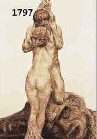 HEROUX, BRUNO, GEB. 1868 LEIPZIG, ZWEI RADIERUNGEN, ALLEGORIEN, JE CA. 38 X 23 CM, PP, KNITTERFALTIG