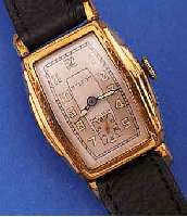 KONVOLUT: 2 HERRENARMBANDUHREN NORDAMERIKA, BEIDE METALLGEH. M. GG-AUFLAGE, EDELST.-BöDEN GEDR., BEIDE TONENFORM, 1 X WALTHAM, 16 ST., ...