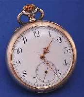 IWC HERRENTASCHENUHR LEPINE, SCHWEIZ UM 1907, 800ER SILBER, BER., EMAILBL. IM SEK.-BER. BESCH., 2/3 PLATINENW. MATT VERG., 15 ST., VERSCHR. ...