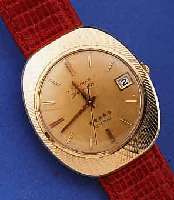 LONGINES HERRENARMBANDUHR AUTOMATIK ADMIRAL FIVESTARS, SCHWEIZ/USA UM 1968, GG 585/000, EINSCHALENAUSF., GET. A-WELLE, BEI FERTIGST. ...