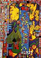 HUNDERTWASSER, FRIEDENSREICH, 1928-2000, PLAKAT ZU DEN OLYMPISCHEN SPIELEN 1972 IN MüNCHEN, FARBOFFSET, CA. 100 X 64 CM